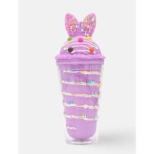 3D Bunny Ears Ice cream Sprinkle Cup 16 oz Beverage Tumbler For Kids & Adults